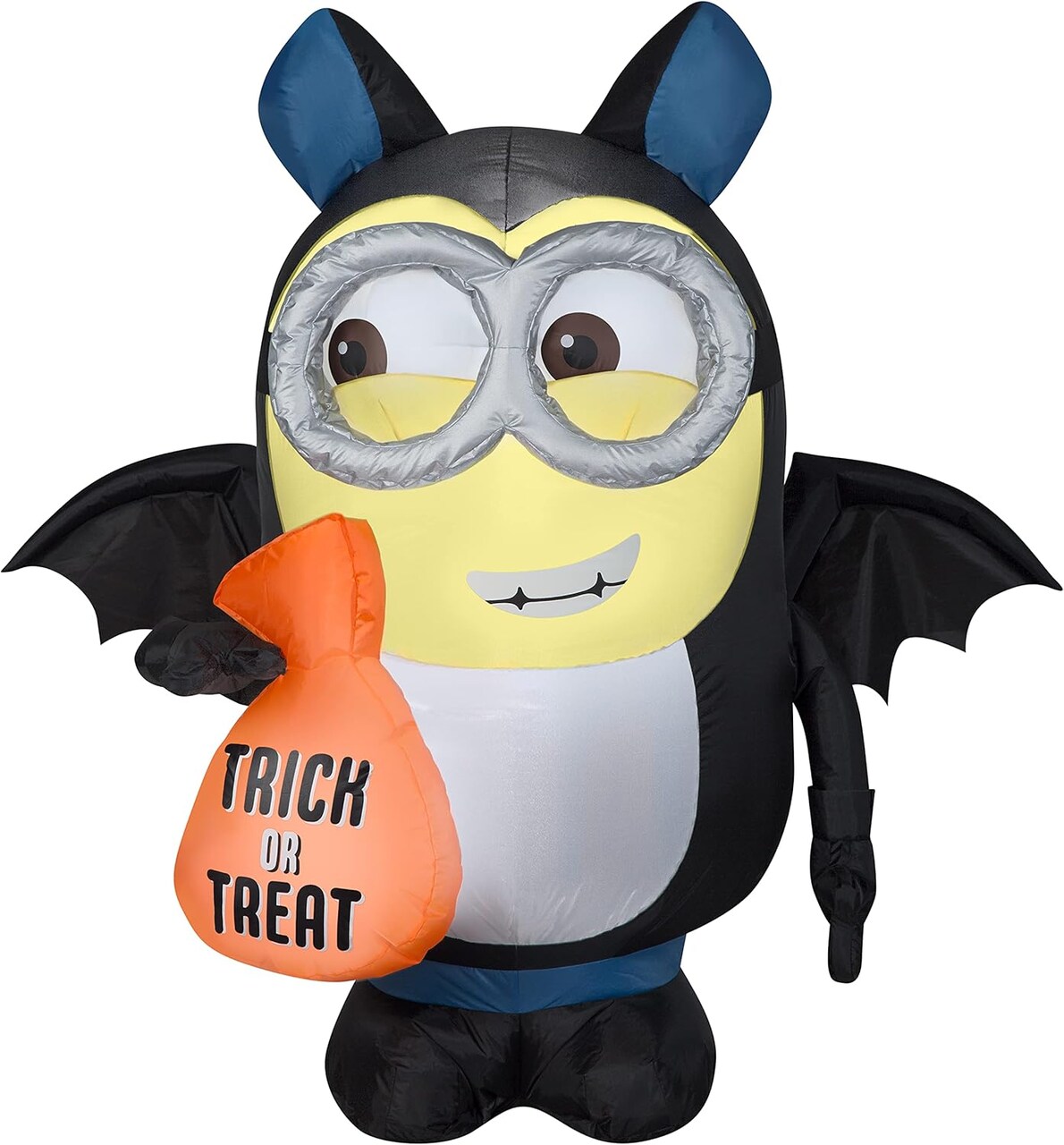3.5' Gemmy Airblown Inflatable Halloween Despicable Me Minion Dave in Bat Costume Yard Decoration 226688